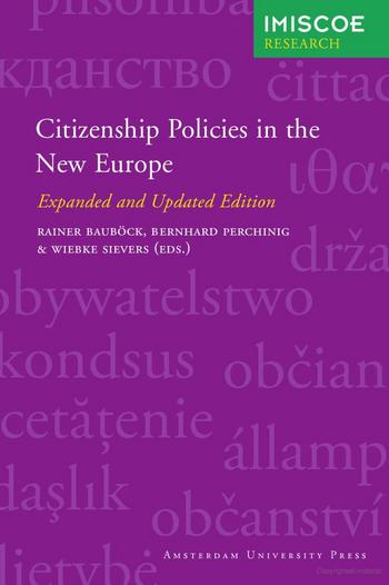 Cover of Citizenship Policies in the New Europe